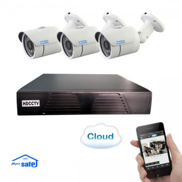Lắp đặt camera, Trọn bộ 3 camera AHD 720P