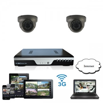 Giá trọn bộ 2 camera dome HD-196DI