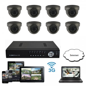 Giá trọn bộ 8 camera ốp trần - HD-196DI