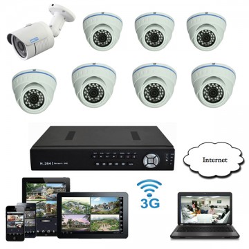 Giá trọn bộ 08 camera quan sát - HD-T08M1