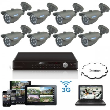 Giá trọn bộ 08 camera quan sát - HD-R08M3