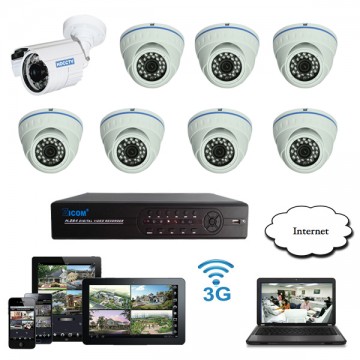  Giá trọn bộ 08 camera quan sát - HD-T08M4