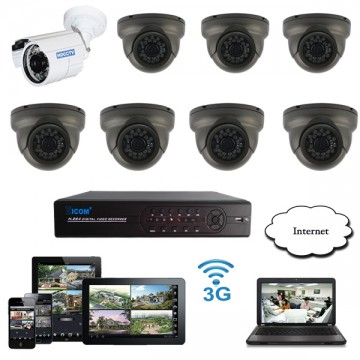 Giá trọn bộ 08 camera quan sát - HD-T08M7