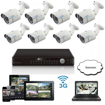 Giá trọn bộ 08 camera quan sát - HD-R08M4