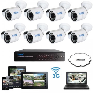Giá trọn bộ 08 camera quan sát - HD-T08M8