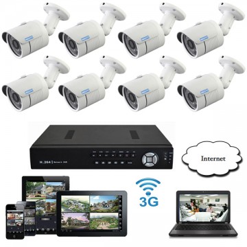 Giá trọn bộ 08 camera quan sát - HD-T08M6