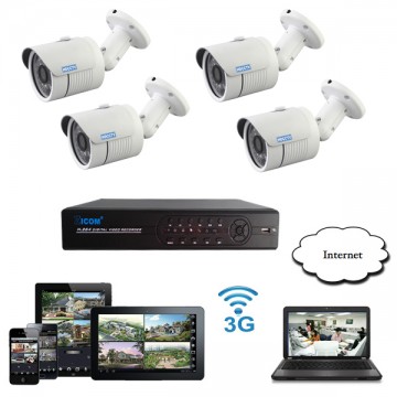 Giá trọn bộ 04 camera quan sát - HD-T04M8