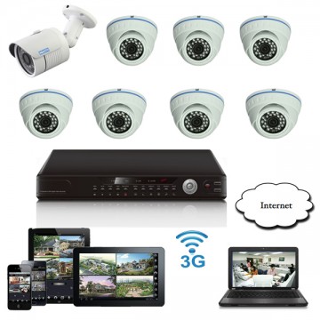 Giá trọn bộ 08 camera quan sát - HD-R08M6