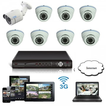 Giá trọn bộ 08 camera quan sát - HD-R08M7