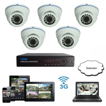 Giá trọn bộ 05 camera quan sát - HD-T05M8